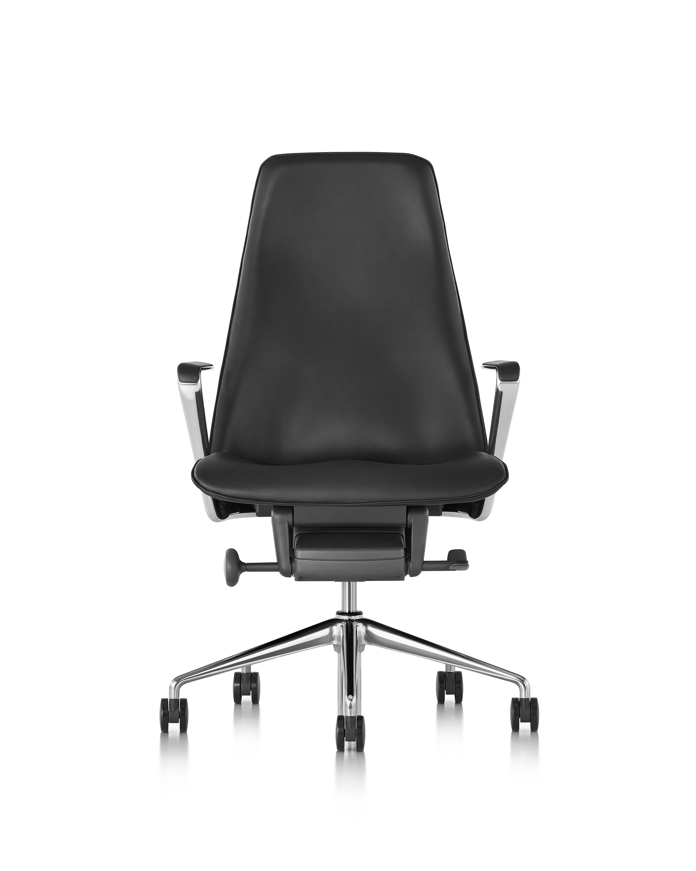 [办公椅|现代真皮中班椅|办公家具|华体会体育官方在线官网家具|锥形大班椅]