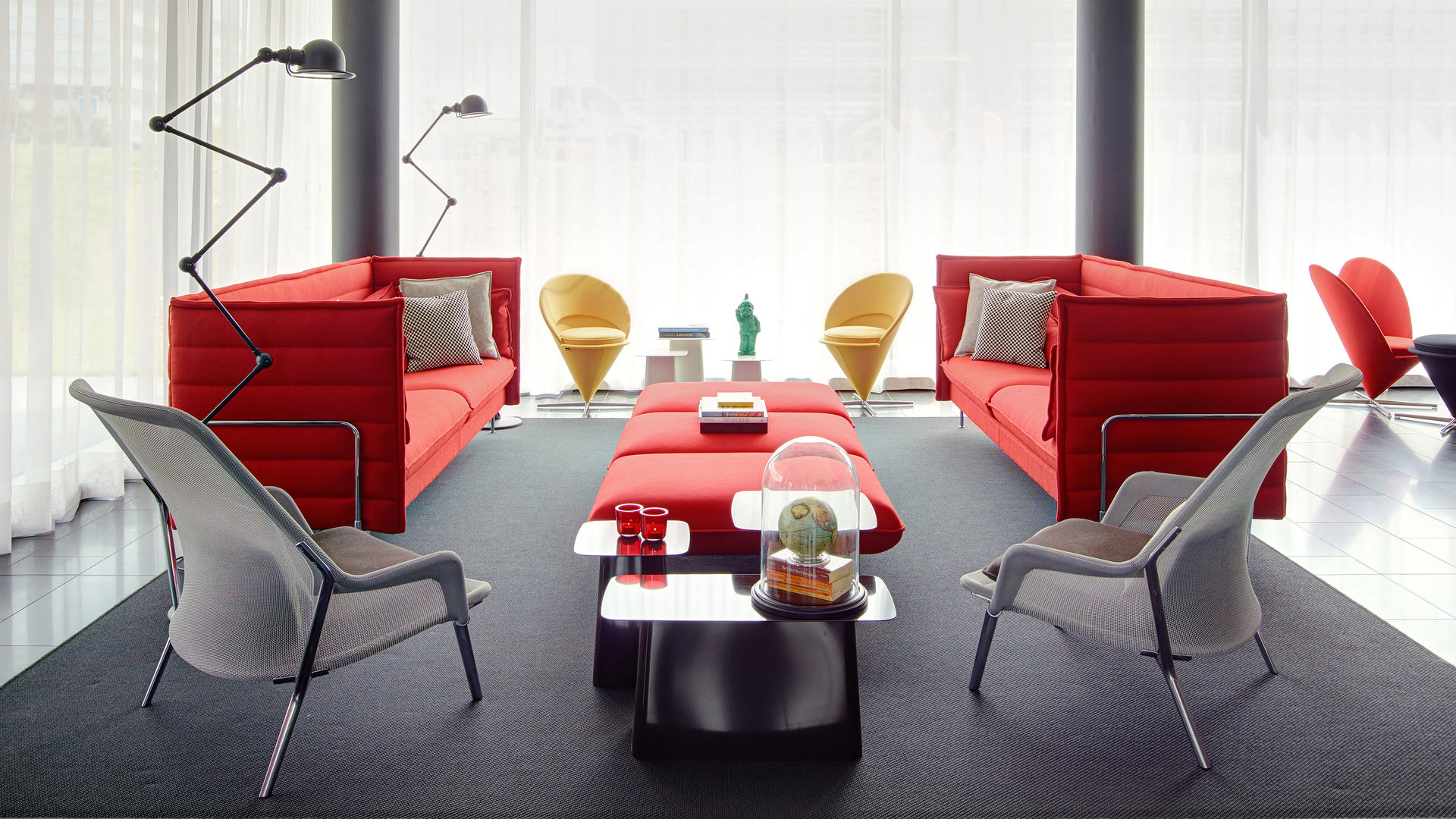 办公沙发|布面沙发|办公家具|华体会体育官方在线官网家具|alcove 中背沙发