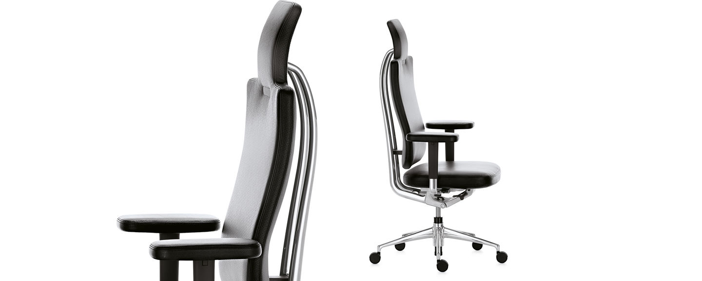 办公椅|现代真皮中班椅|办公家具|华体会体育官方在线官网家具|HeadLine 大班椅