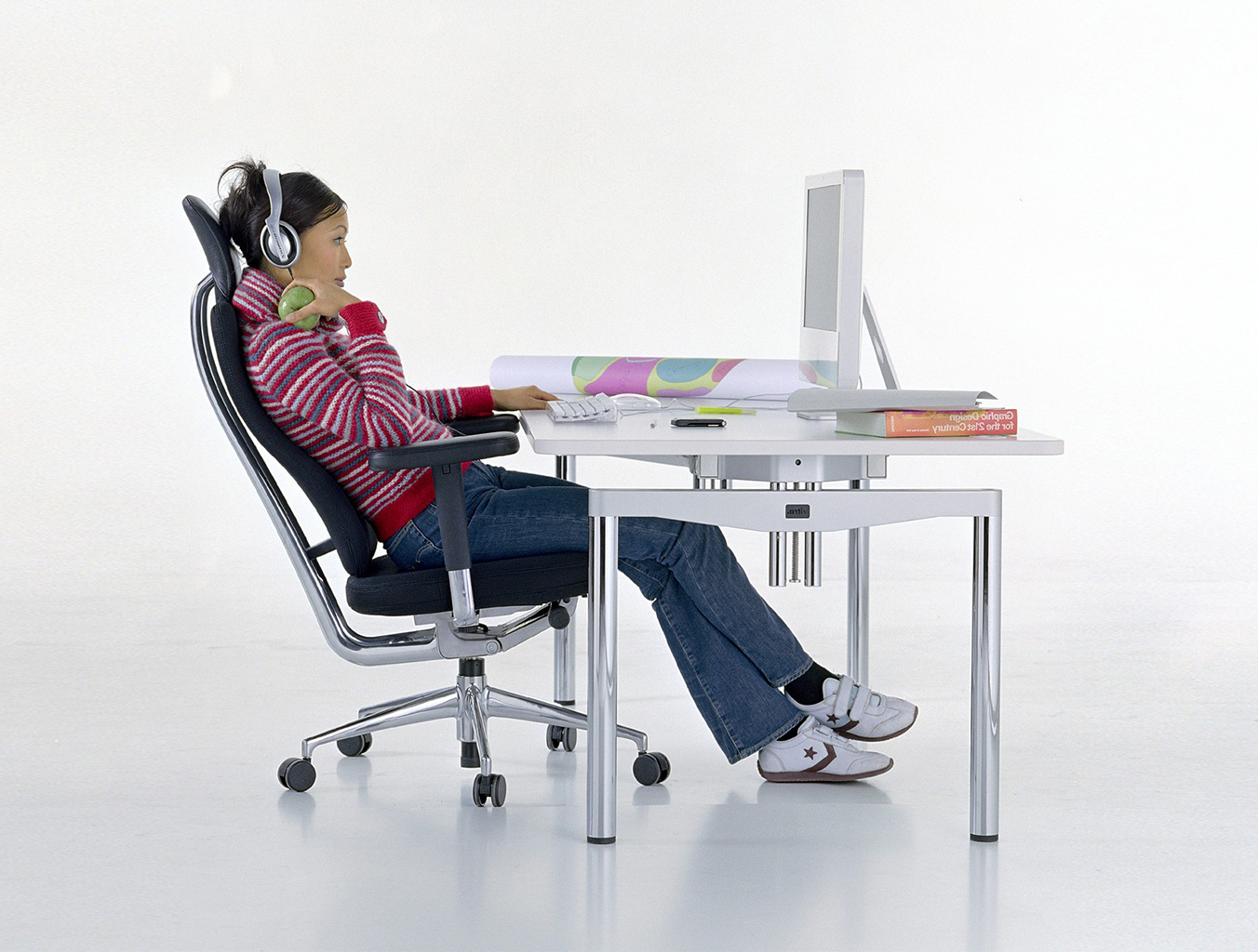 办公椅|现代真皮中班椅|办公家具|华体会体育官方在线官网家具|HeadLine 大班椅