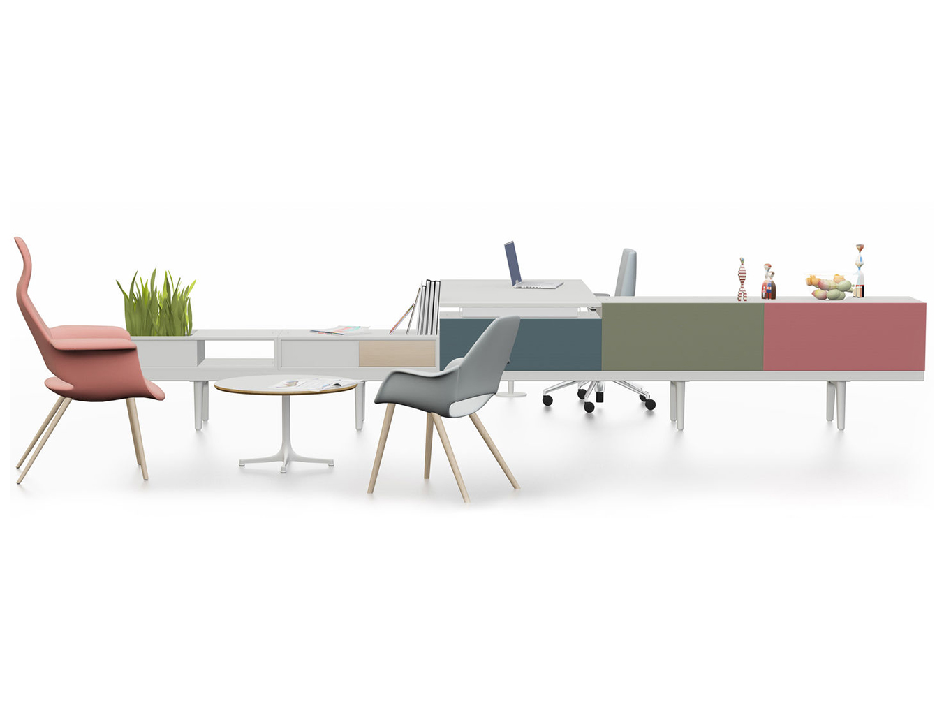 办公屏风|办公屏风系统|办公家具|华体会体育官方在线官网家具|Level 34 多功能台柜组合