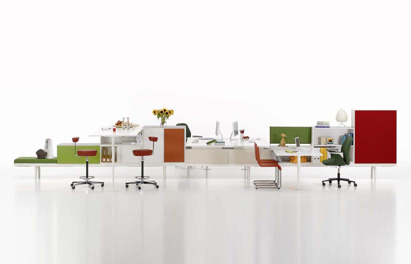 办公屏风|办公屏风系统|办公家具|华体会体育官方在线官网家具|Level 34 多功能台柜组合