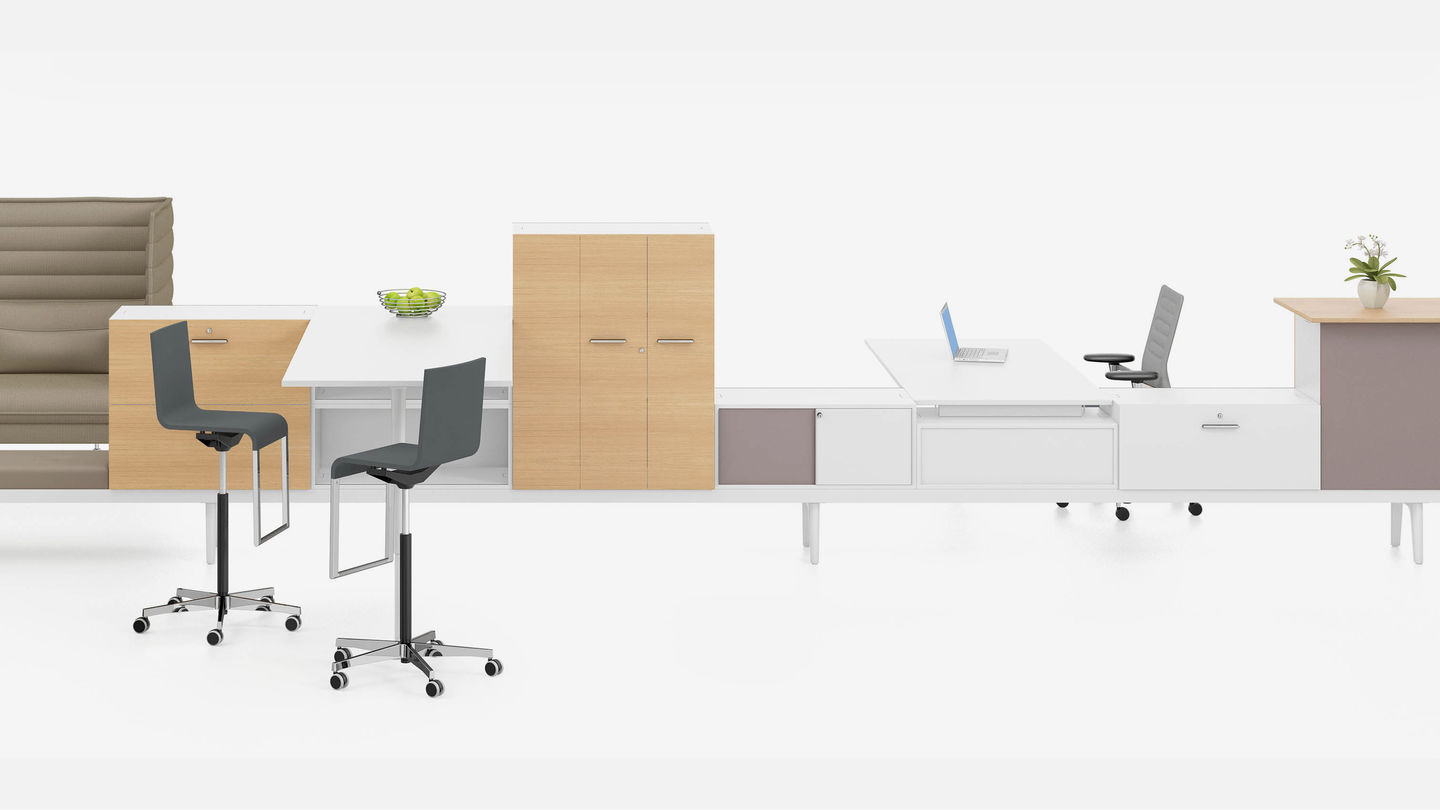 办公屏风|办公屏风系统|办公家具|华体会体育官方在线官网家具|Level 34 多功能台柜组合