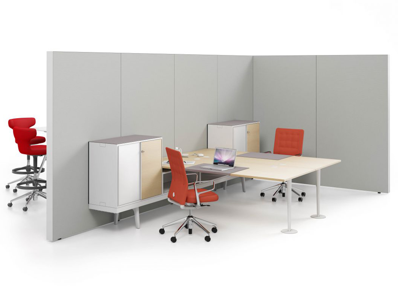 办公屏风|办公屏风系统|办公家具|华体会体育官方在线官网家具|Level 34 多功能台柜组合