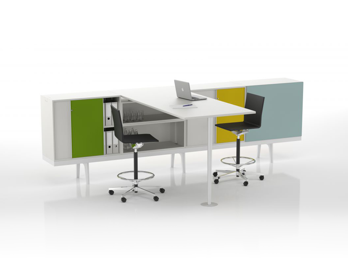 办公屏风|办公屏风系统|办公家具|华体会体育官方在线官网家具|Level 34 多功能台柜组合