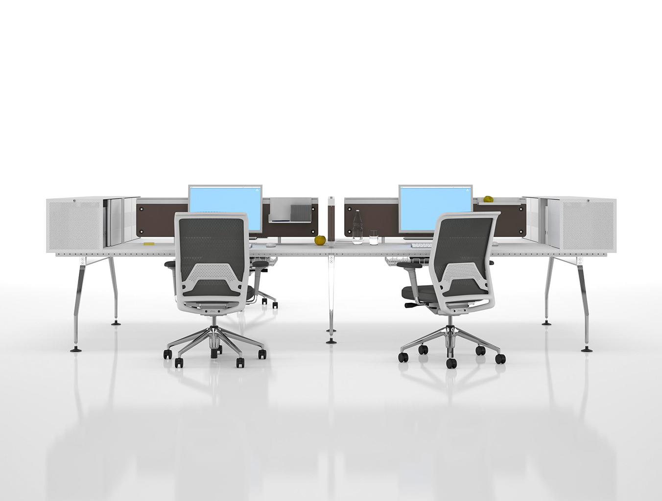 办公屏风|办公屏风系统|办公家具|华体会体育官方在线官网家具|Ad Hoc 桌面组合办公台