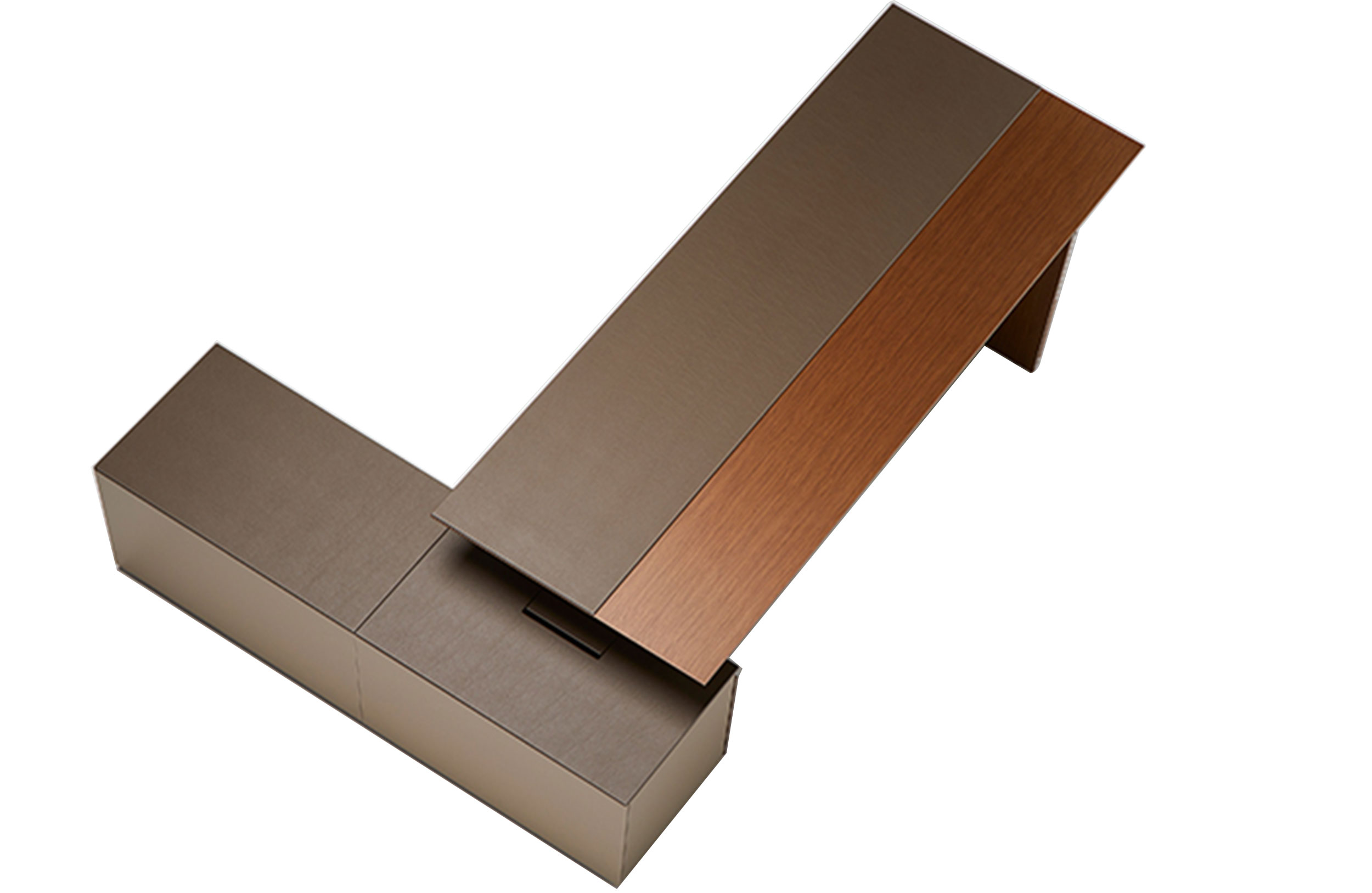 [办公台|时尚大班台|办公家具|华体会体育官方在线官网家具|NEUTRA_大班台]