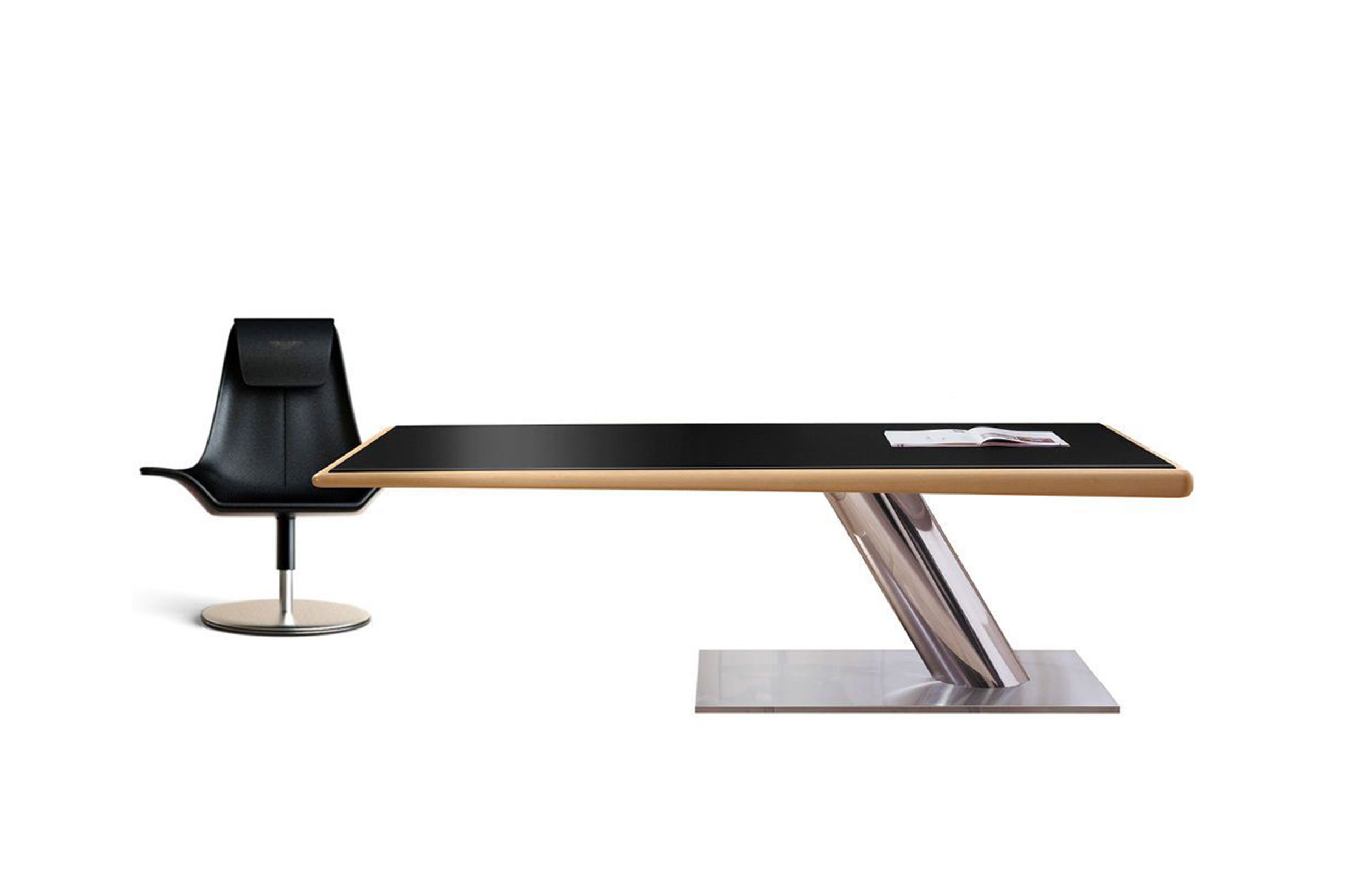 [办公台|时尚大班台|办公家具|华体会体育官方在线官网家具|皮革行政办公桌]