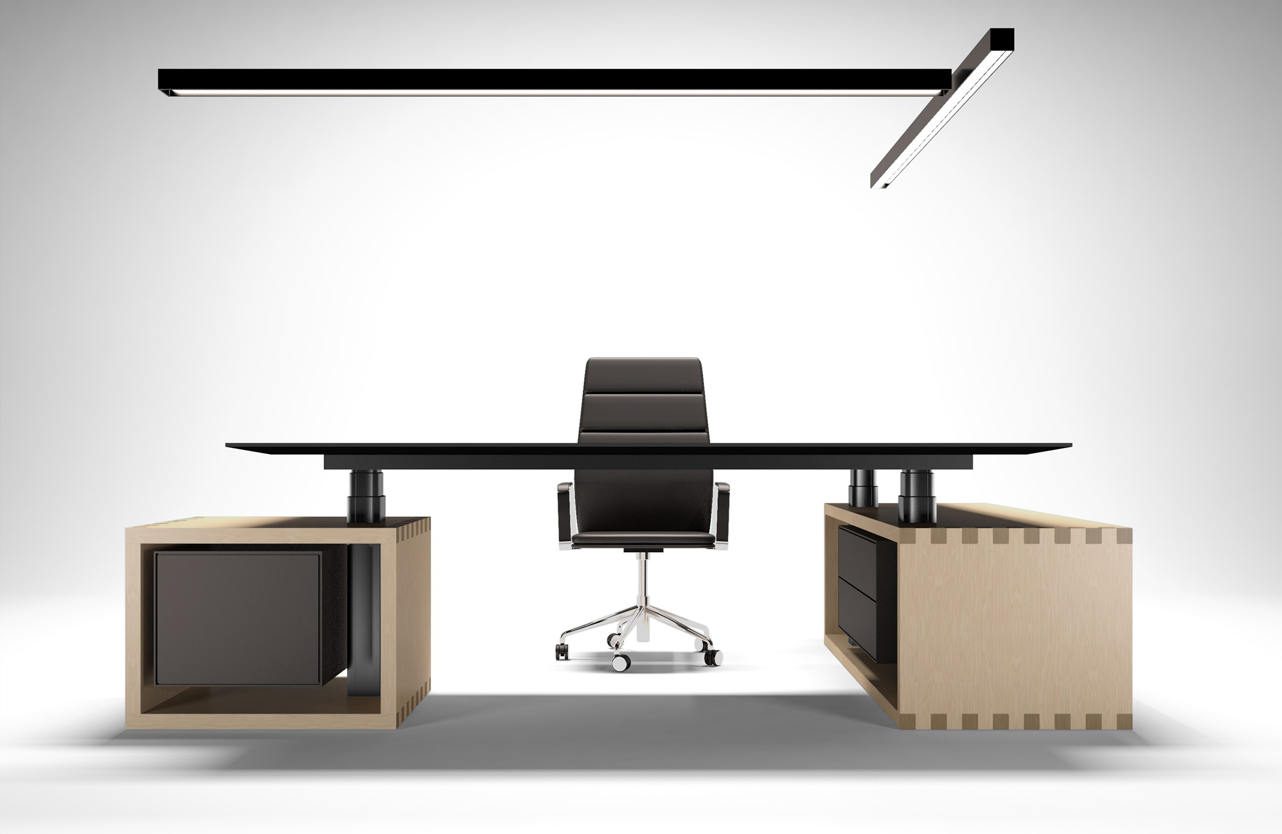 [办公台|时尚大班台|办公家具|华体会体育官方在线官网家具|MIA工作站桌子]