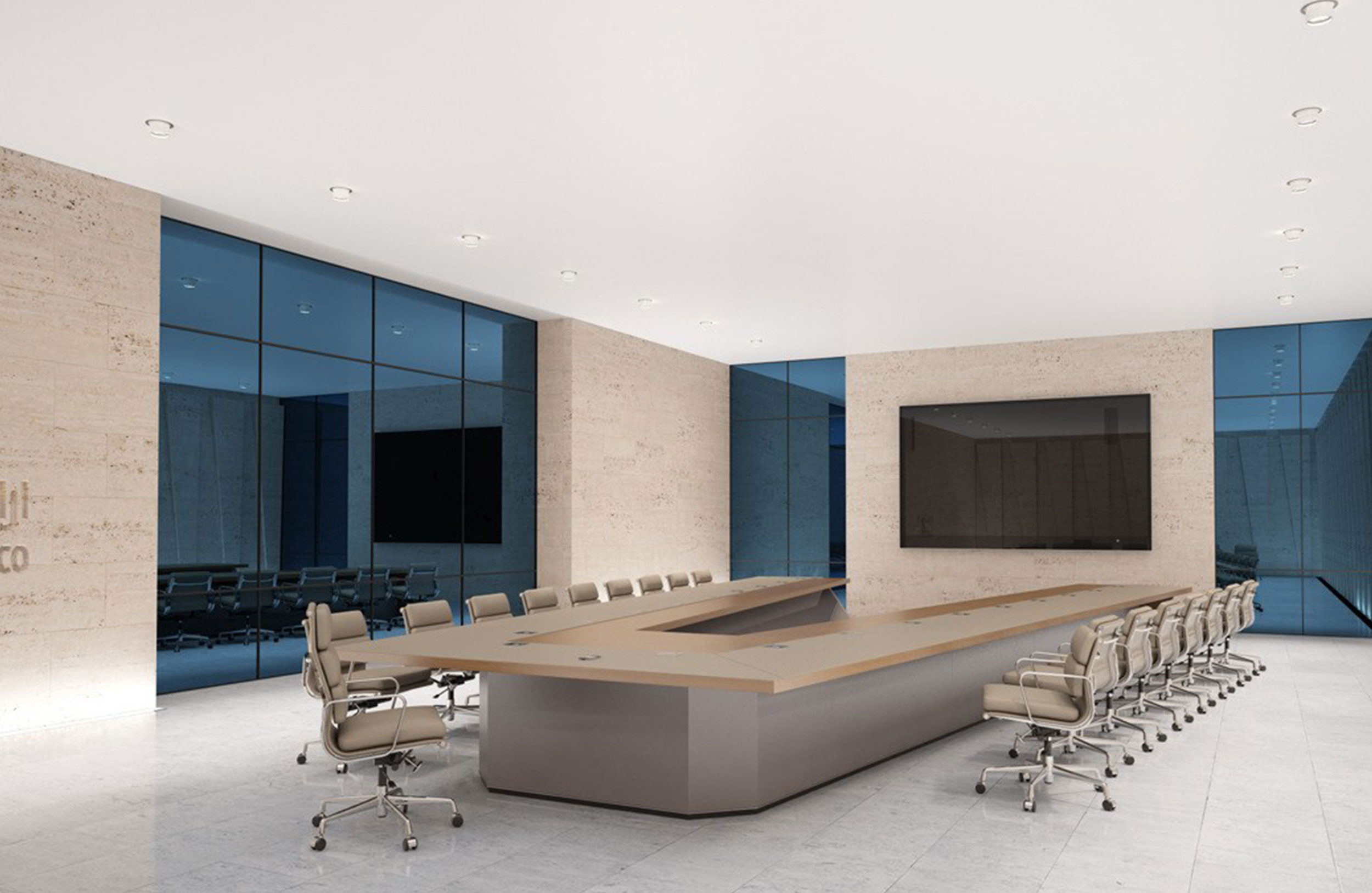 会议台|会议条桌|办公家具|华体会体育官方在线官网家具|木制斜边会议桌