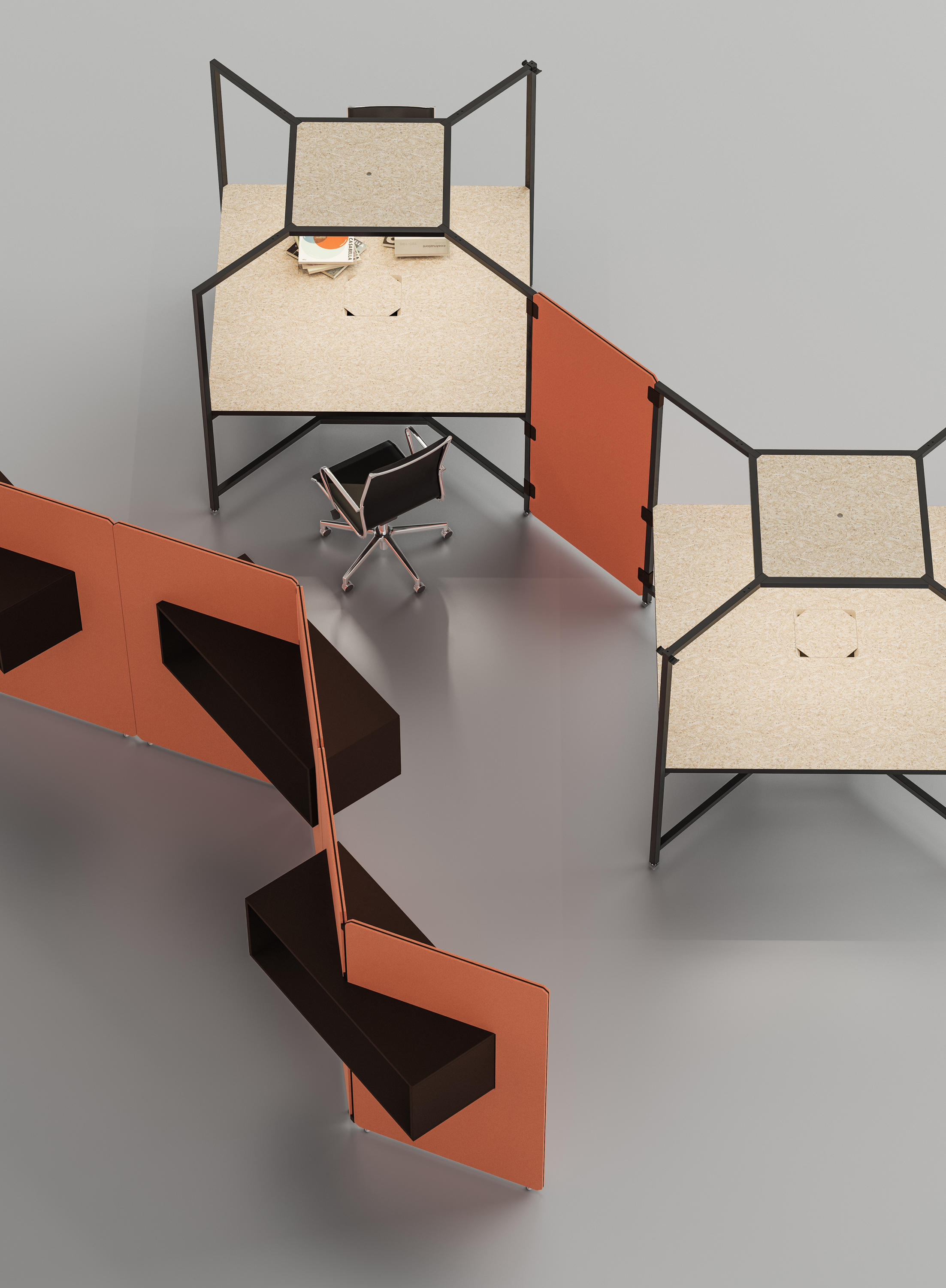 办公台|时尚大班台|办公家具|华体会体育官方在线官网家具|Hub 办公桌组合系统