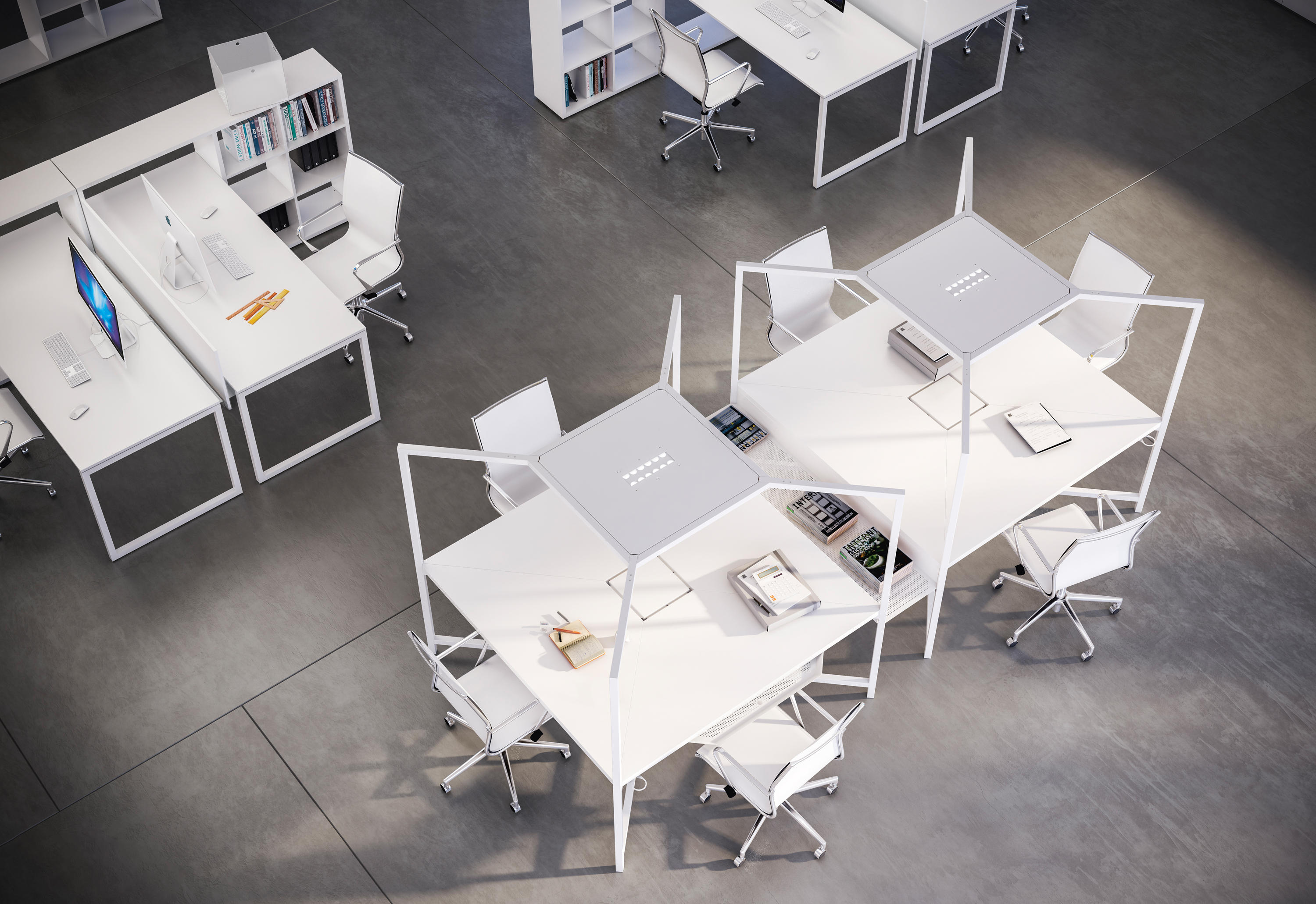 办公台|时尚大班台|办公家具|华体会体育官方在线官网家具|Hub 办公桌组合系统