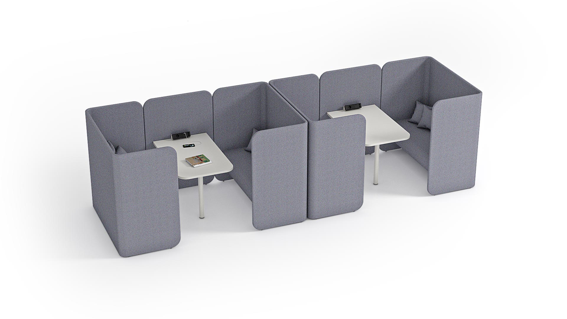 [办公屏风|屏风工作站|办公家具|华体会体育官方在线官网家具|Hug Modular Pods 工作卡位]