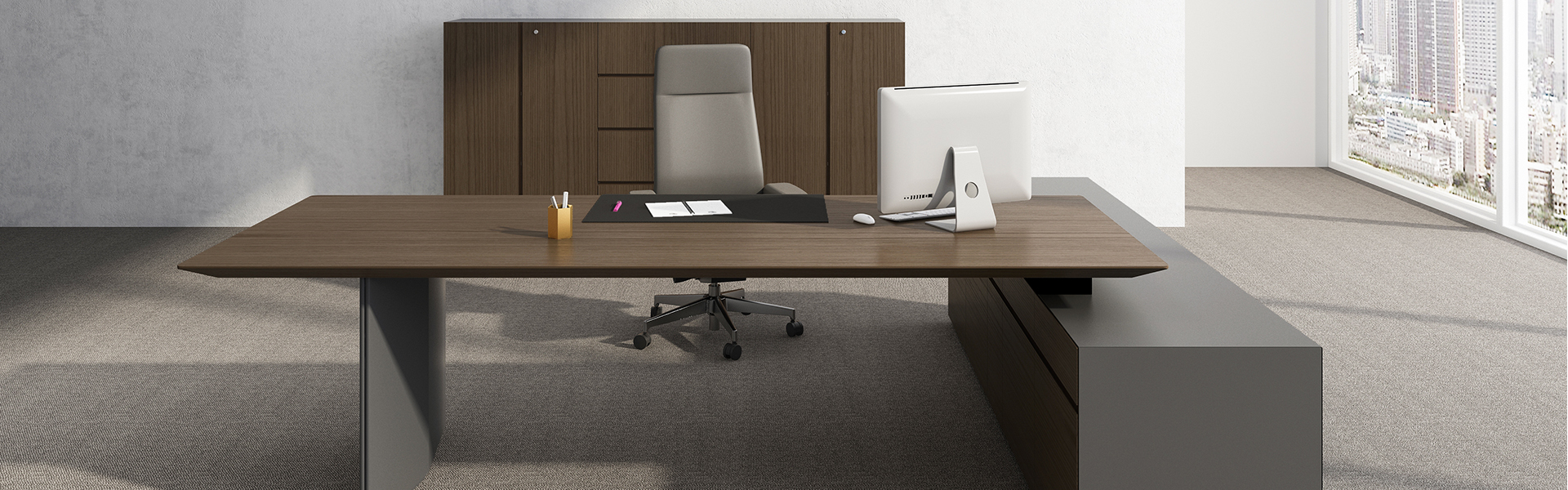 办公台|时尚大班台|办公家具|华体会体育官方在线官网家具|大班台/配套系列