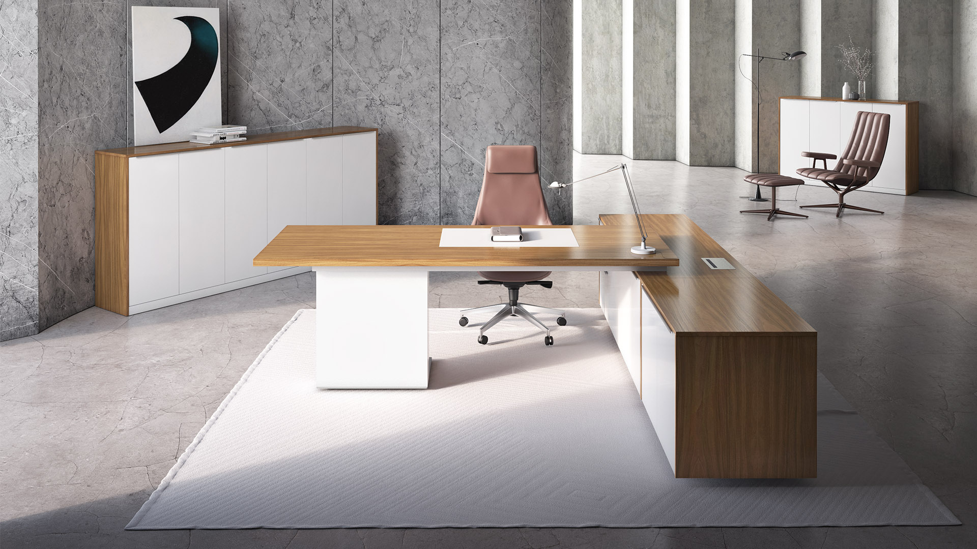 [办公台|时尚大班台|办公家具|华体会体育官方在线官网家具|大班台/配套系列]