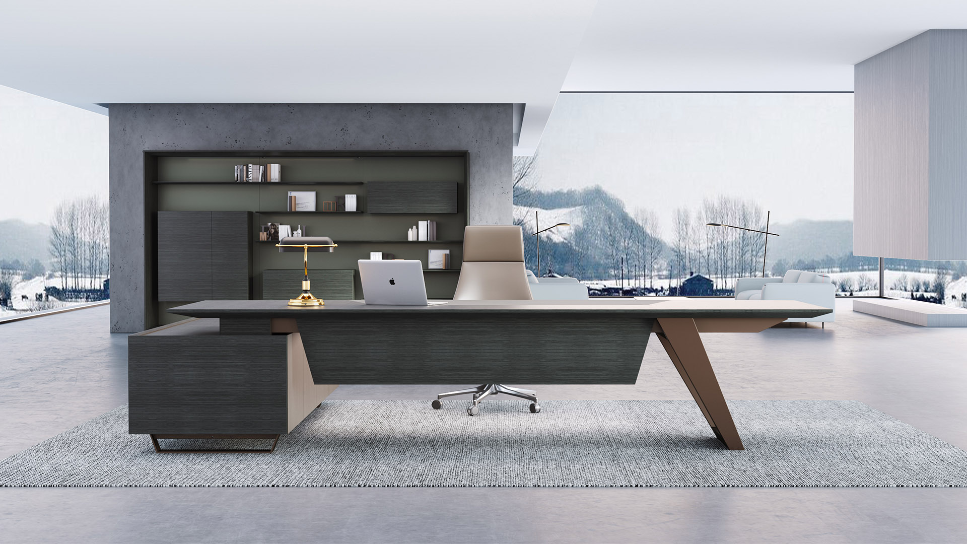 办公台|时尚大班台|办公家具|华体会体育官方在线官网家具|大班台/配套系列