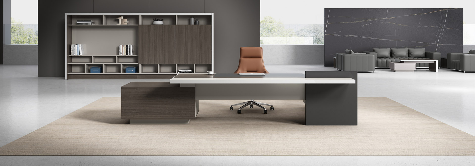 [办公台|时尚大班台|办公家具|华体会体育官方在线官网家具|大班台/配套系列]