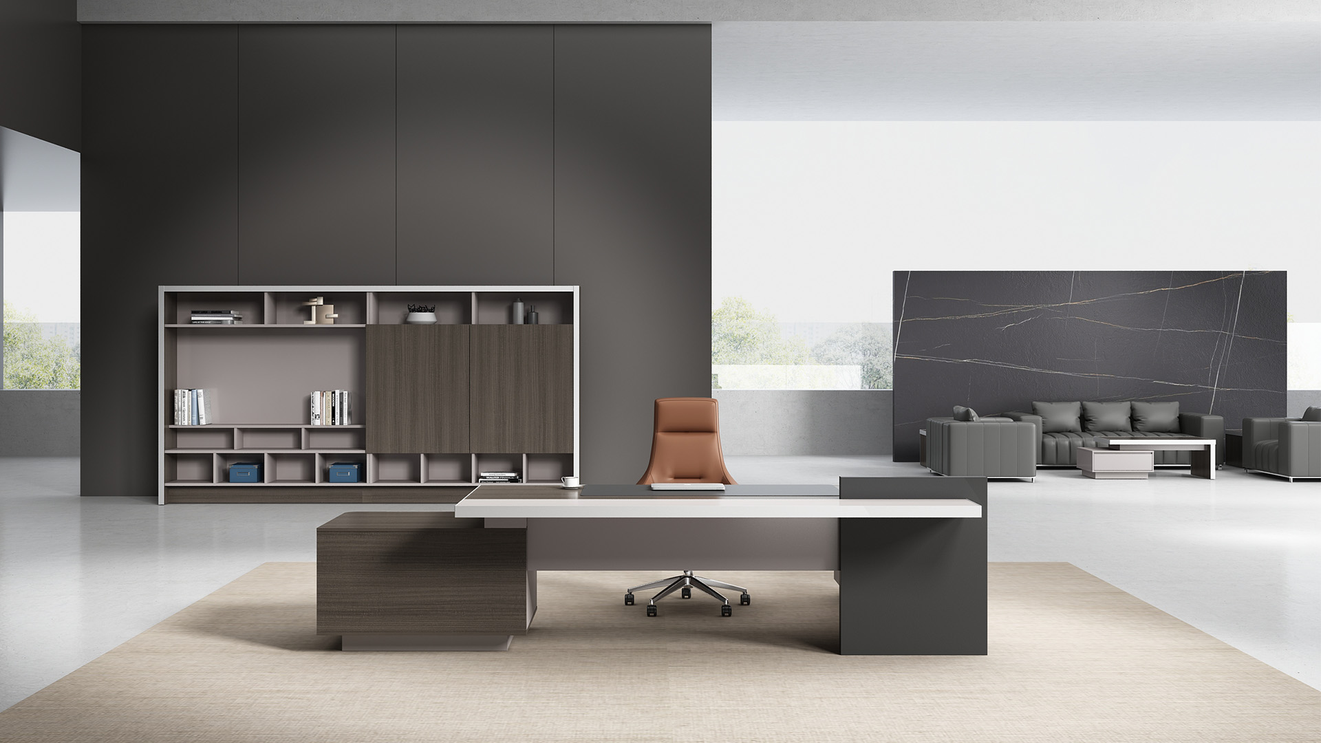 办公台|时尚大班台|办公家具|华体会体育官方在线官网家具|大班台/配套系列