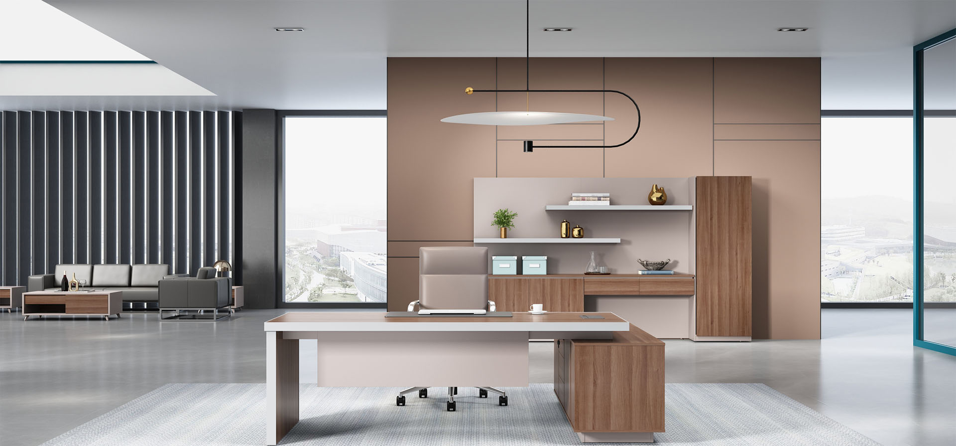 办公台|时尚大班台|办公家具|华体会体育官方在线官网家具|大班台/配套系列