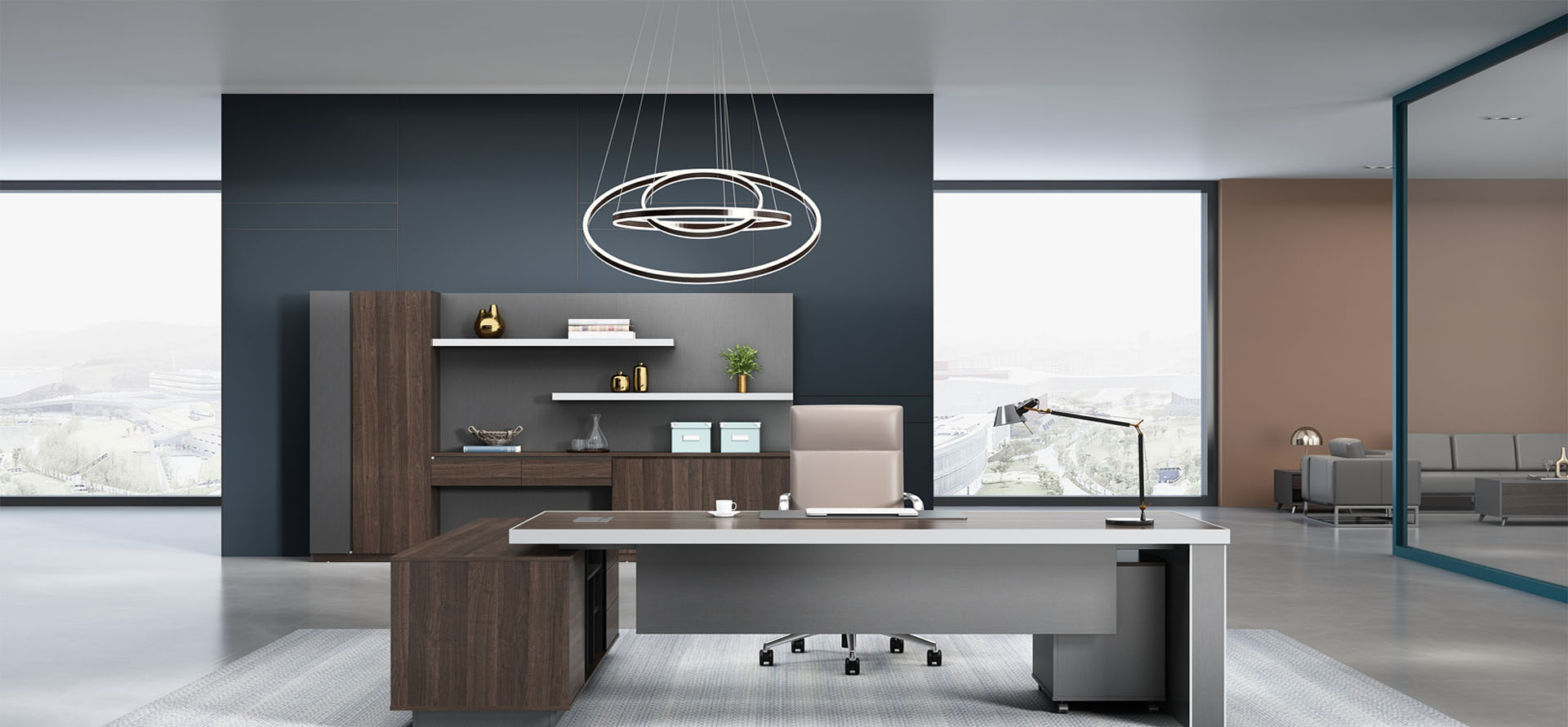 办公台|时尚大班台|办公家具|华体会体育官方在线官网家具|大班台/配套系列