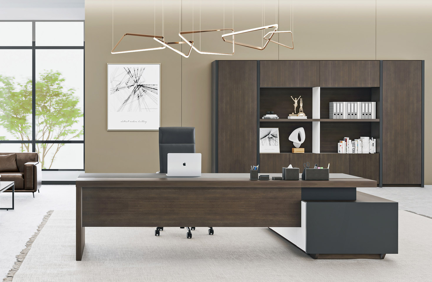 办公台|时尚大班台|办公家具|华体会体育官方在线官网家具|大班台/配套系列