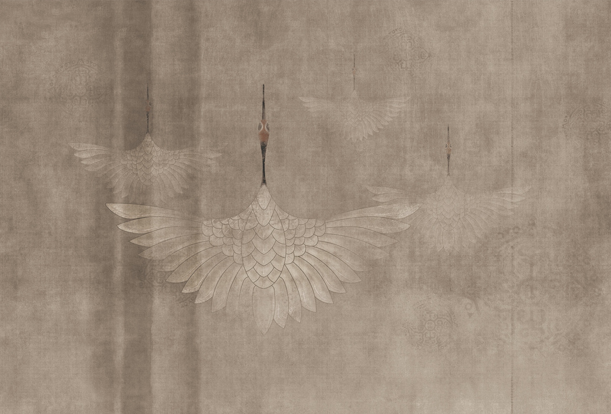 [华体会体育官方在线官网 - 附件|装饰画/墙饰|办公家具|华体会体育官方在线官网家具|鹤舞-原创定制壁画]