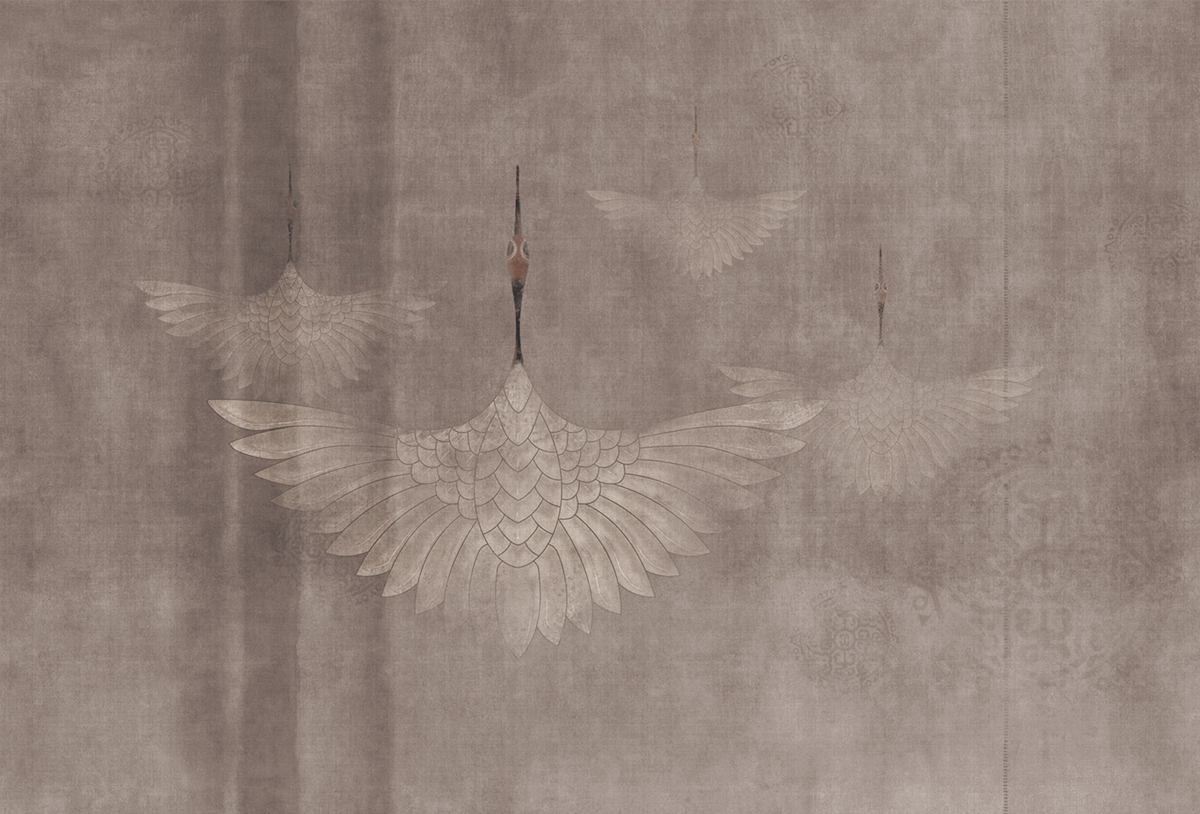 华体会体育官方在线官网 - 附件|装饰画/墙饰|办公家具|华体会体育官方在线官网家具|鹤舞-原创定制壁画