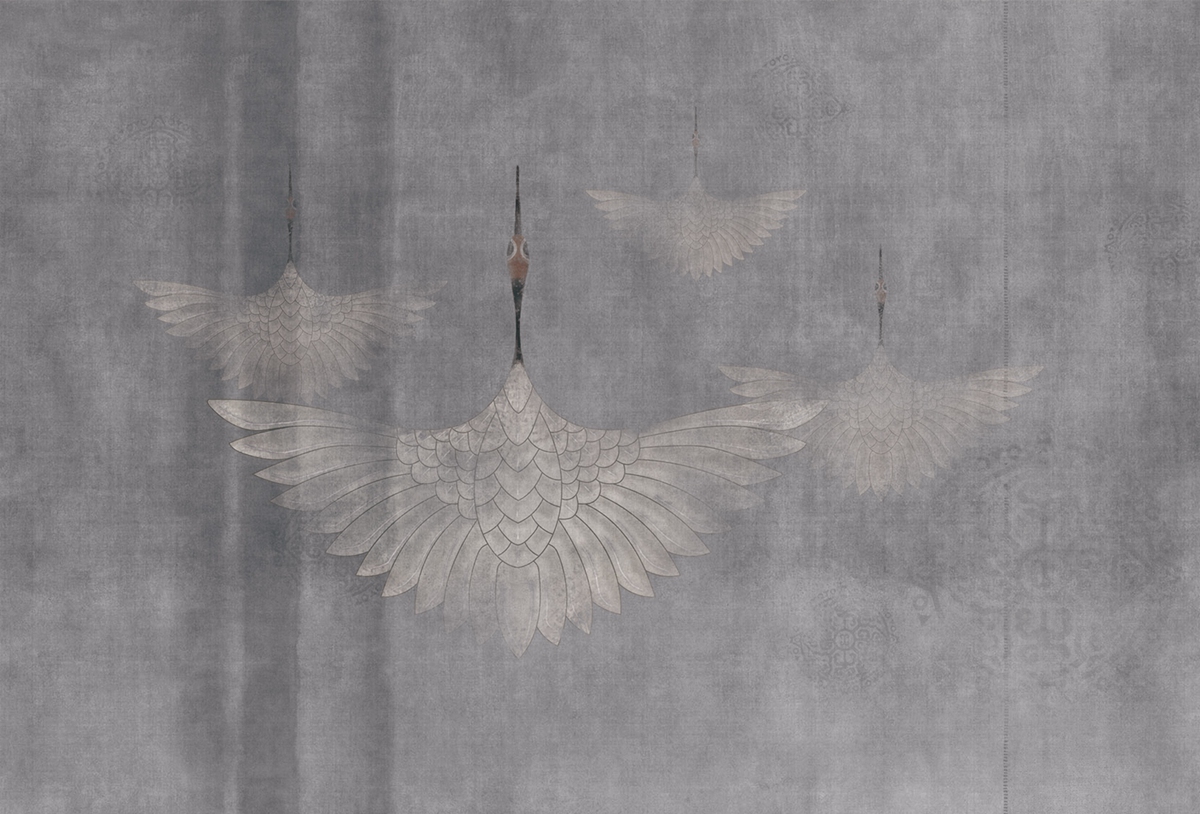 华体会体育官方在线官网 - 附件|装饰画/墙饰|办公家具|华体会体育官方在线官网家具|鹤舞-原创定制壁画