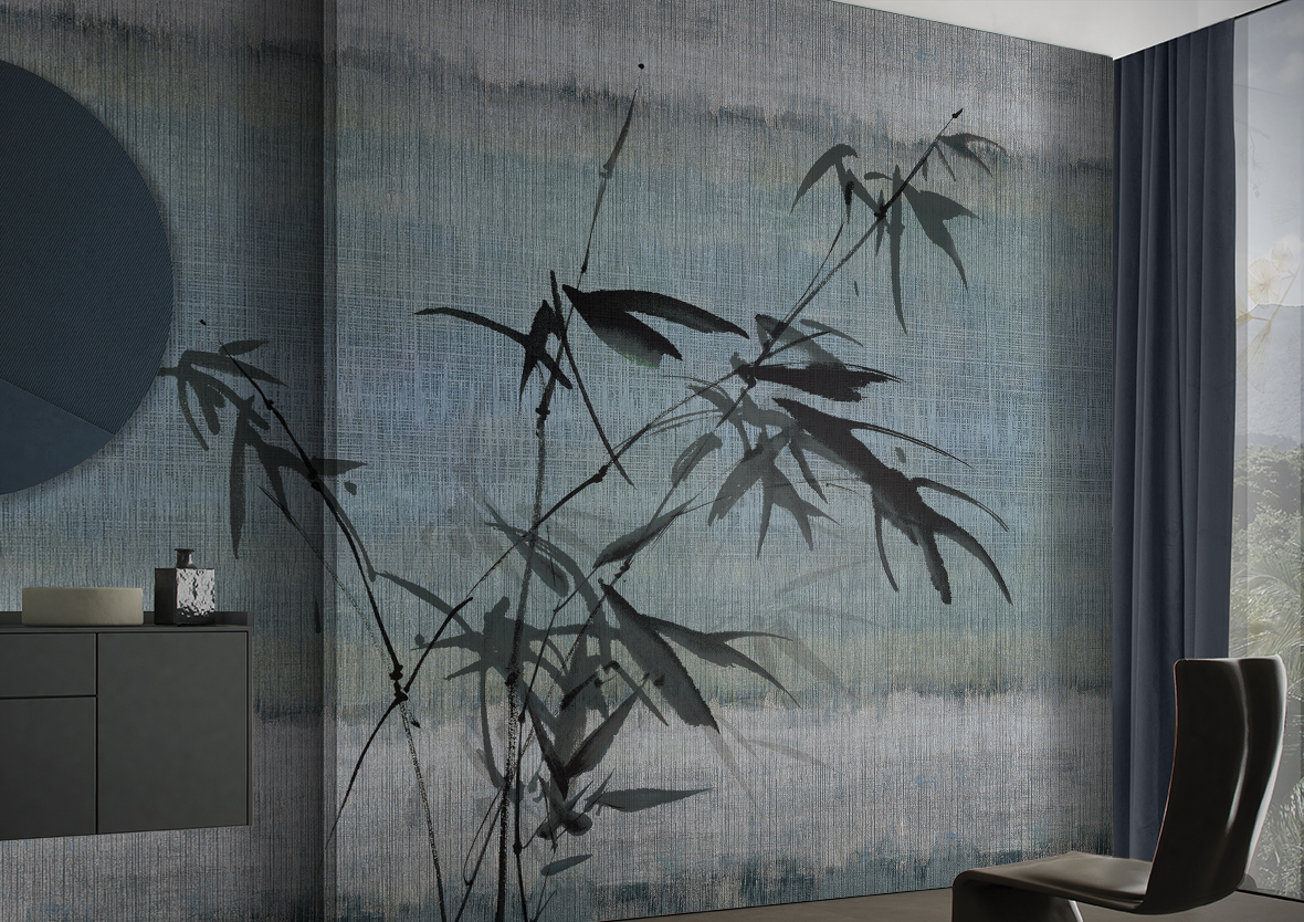 华体会体育官方在线官网 - 附件|装饰画/墙饰|办公家具|华体会体育官方在线官网家具|风竹-原创定制壁画