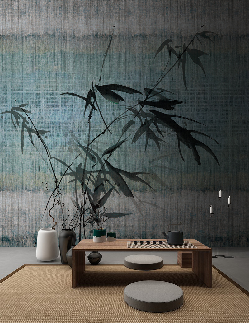 华体会体育官方在线官网 - 附件|装饰画/墙饰|办公家具|华体会体育官方在线官网家具|风竹-原创定制壁画