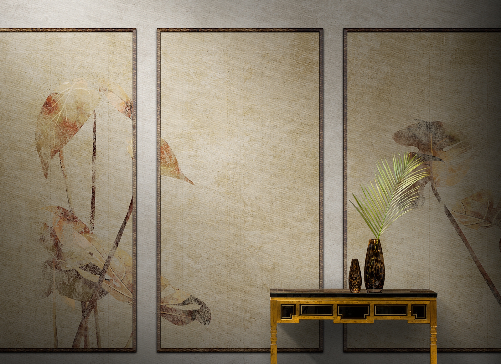 华体会体育官方在线官网 - 附件|装饰画/墙饰|办公家具|华体会体育官方在线官网家具|龟背竹-原创定制壁画