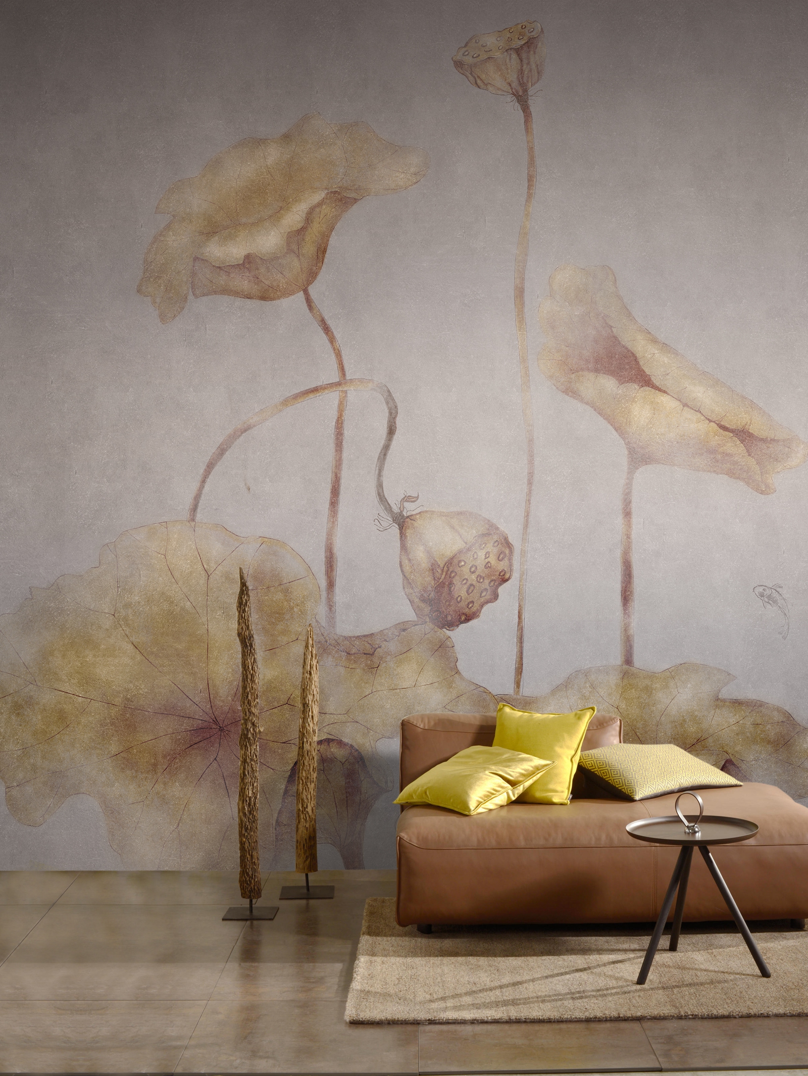 华体会体育官方在线官网 - 附件|装饰画/墙饰|办公家具|华体会体育官方在线官网家具|荷韵-原创定制壁画