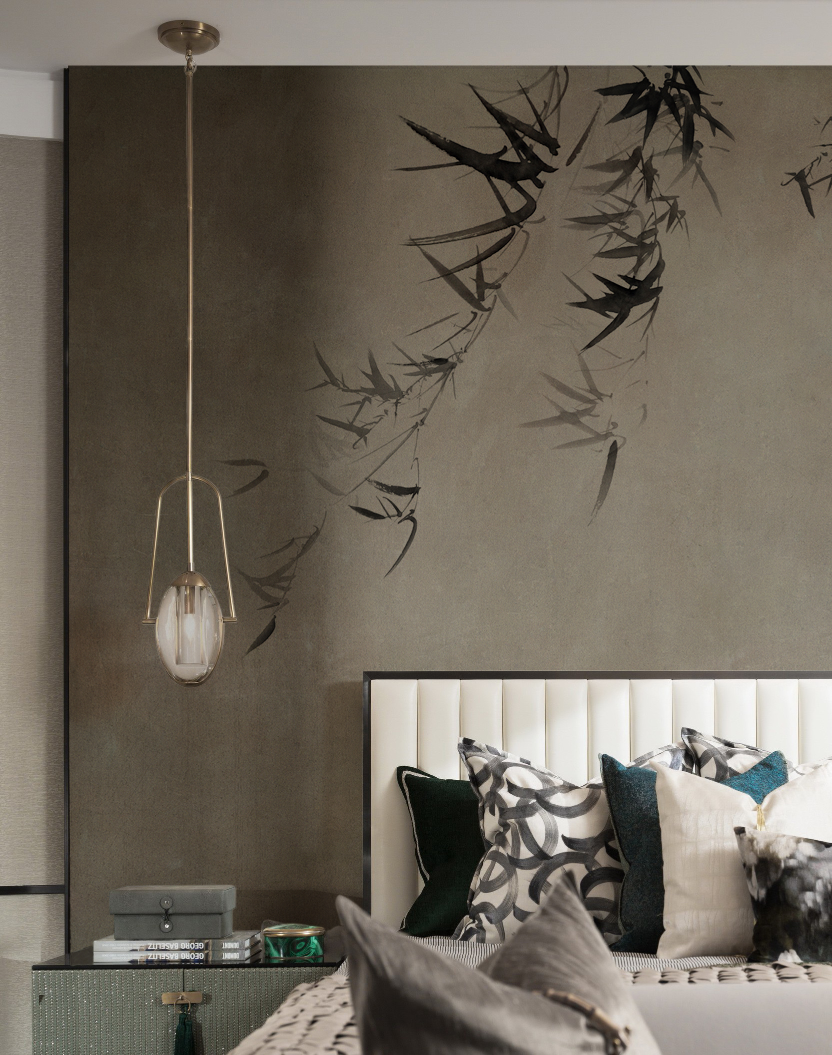 华体会体育官方在线官网 - 附件|装饰画/墙饰|办公家具|华体会体育官方在线官网家具|墨竹-原创定制壁画