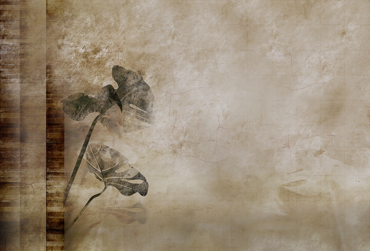 [华体会体育官方在线官网 - 附件|装饰画/墙饰|办公家具|华体会体育官方在线官网家具|龟背竹-原创定制壁画]