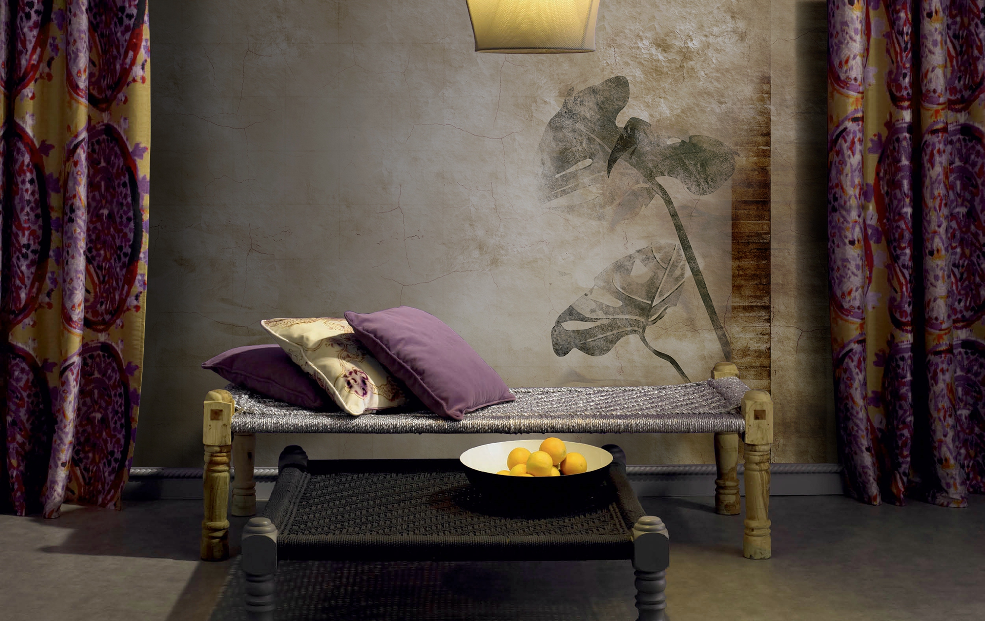 华体会体育官方在线官网 - 附件|装饰画/墙饰|办公家具|华体会体育官方在线官网家具|龟背竹-原创定制壁画