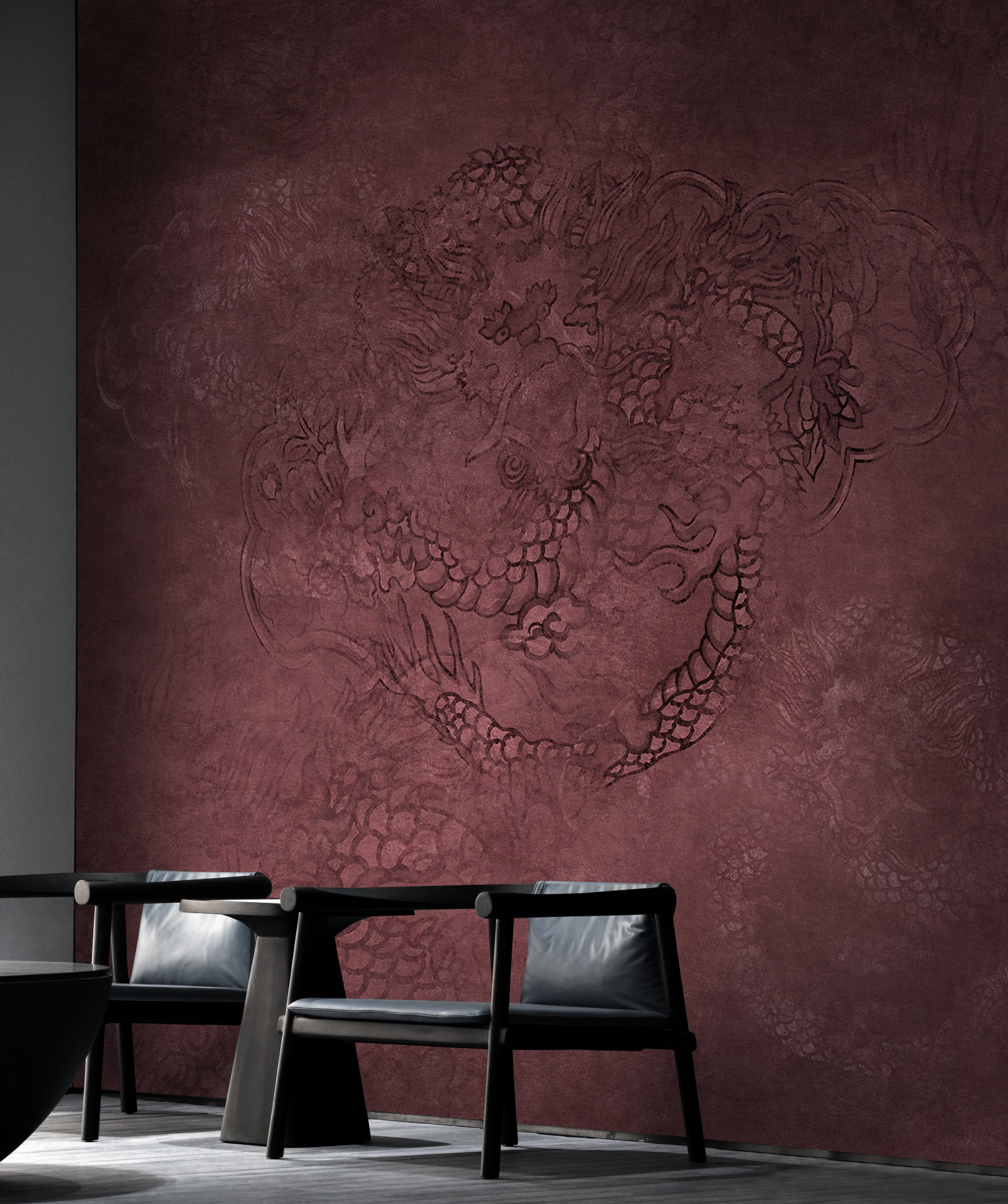 华体会体育官方在线官网 - 附件|装饰画/墙饰|办公家具|华体会体育官方在线官网家具|龙-原创定制壁画