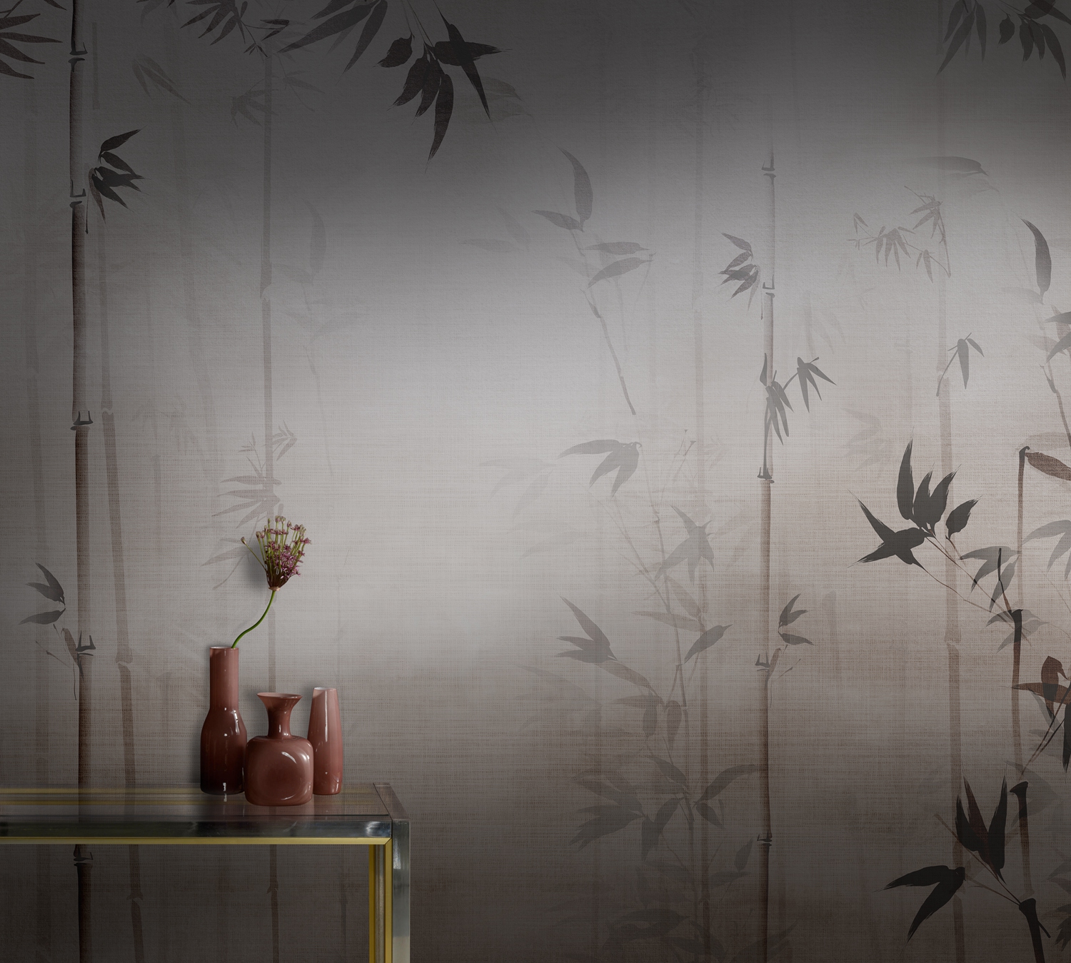 华体会体育官方在线官网 - 附件|装饰画/墙饰|办公家具|华体会体育官方在线官网家具|竹林-原创定制壁画