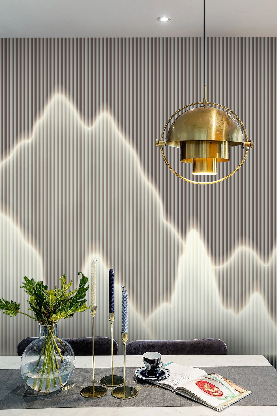 华体会体育官方在线官网 - 附件|装饰画/墙饰|办公家具|华体会体育官方在线官网家具|山脉-原创定制壁画