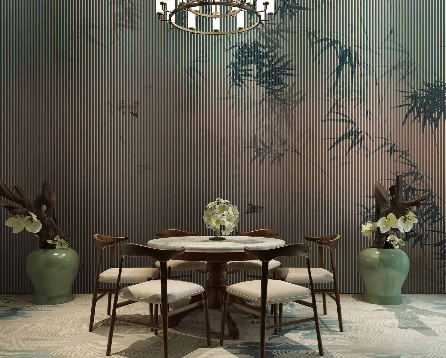 华体会体育官方在线官网 - 附件|装饰画/墙饰|办公家具|华体会体育官方在线官网家具|隐竹-原创定制壁画