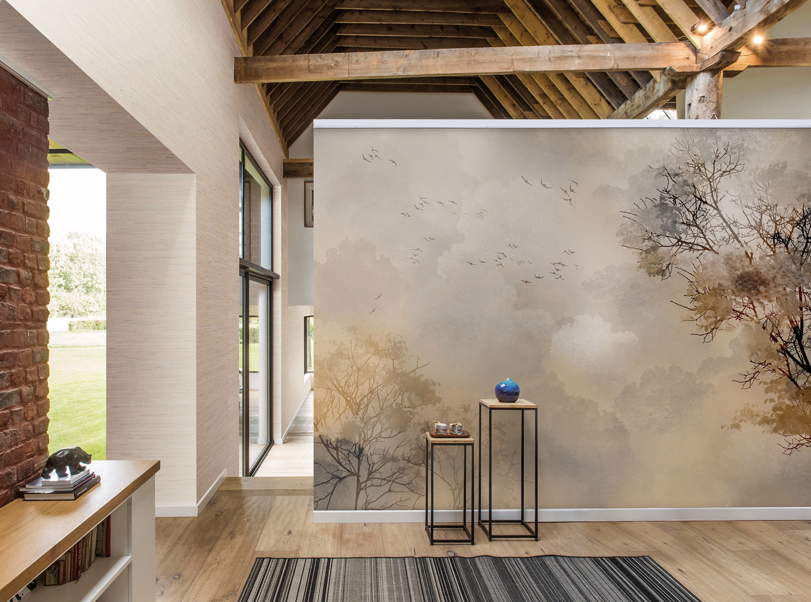 华体会体育官方在线官网 - 附件|装饰画/墙饰|办公家具|华体会体育官方在线官网家具|迷雾从林-原创定制壁画