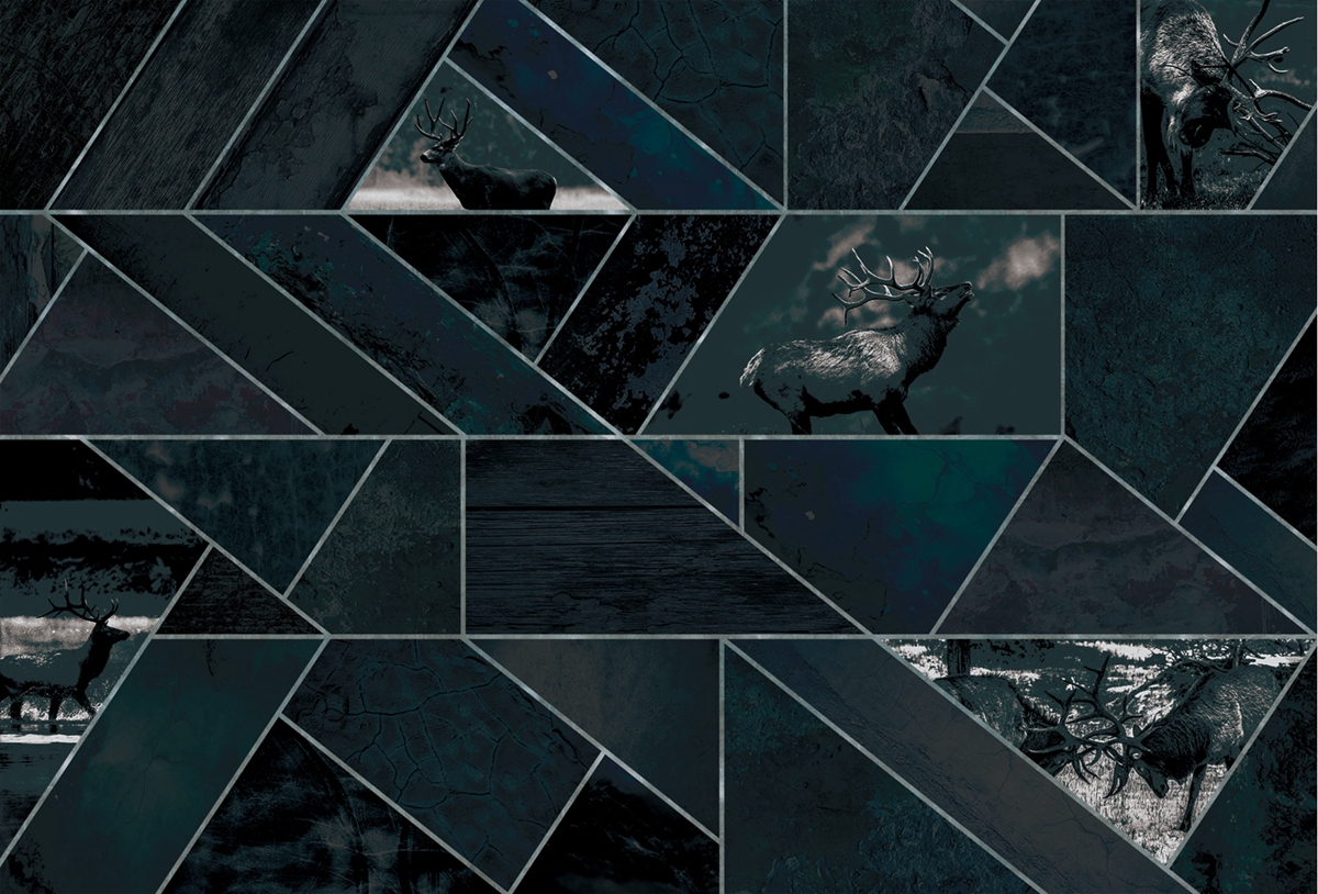 华体会体育官方在线官网 - 附件|装饰画/墙饰|办公家具|华体会体育官方在线官网家具|麋鹿-原创定制壁画