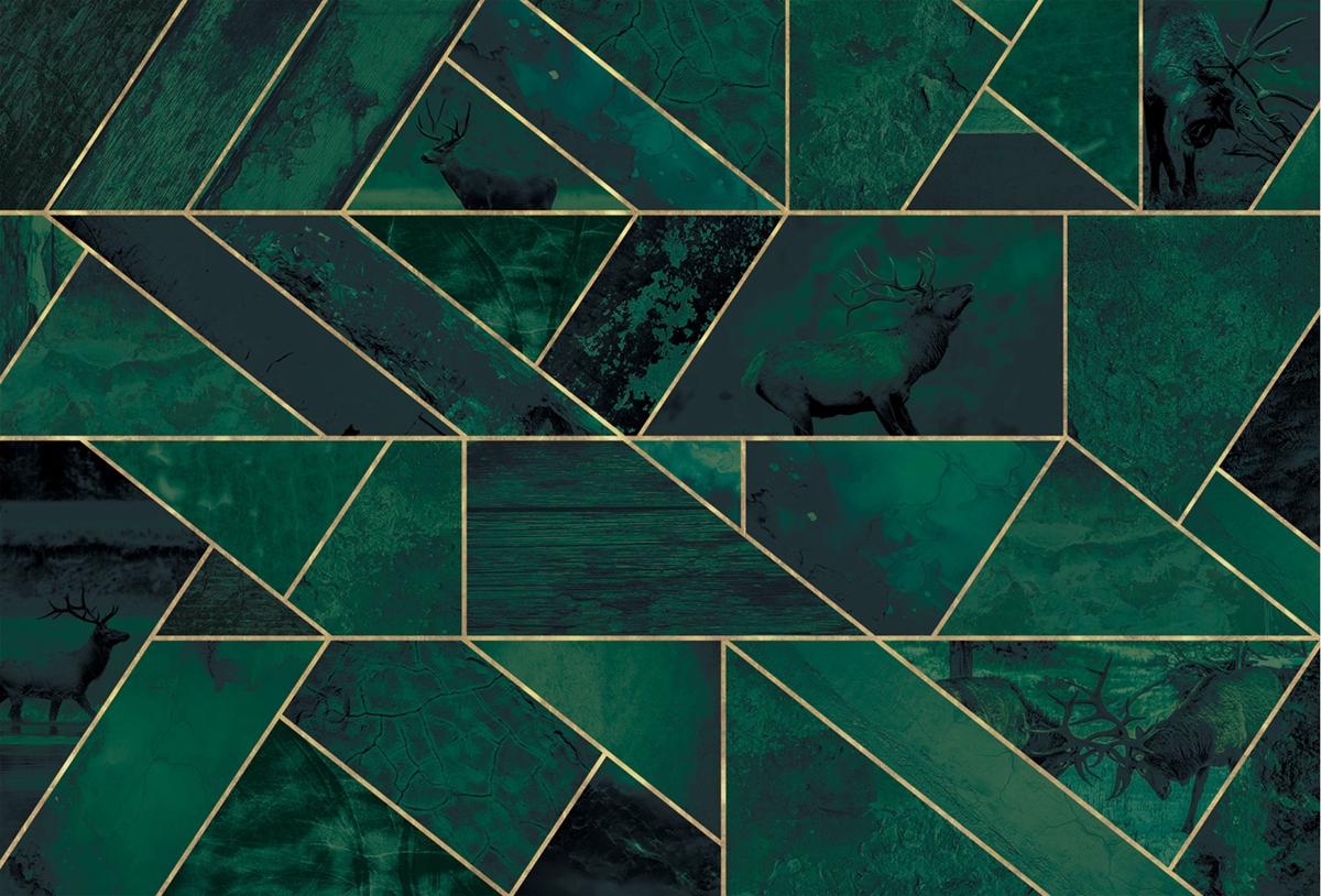 华体会体育官方在线官网 - 附件|装饰画/墙饰|办公家具|华体会体育官方在线官网家具|麋鹿-原创定制壁画