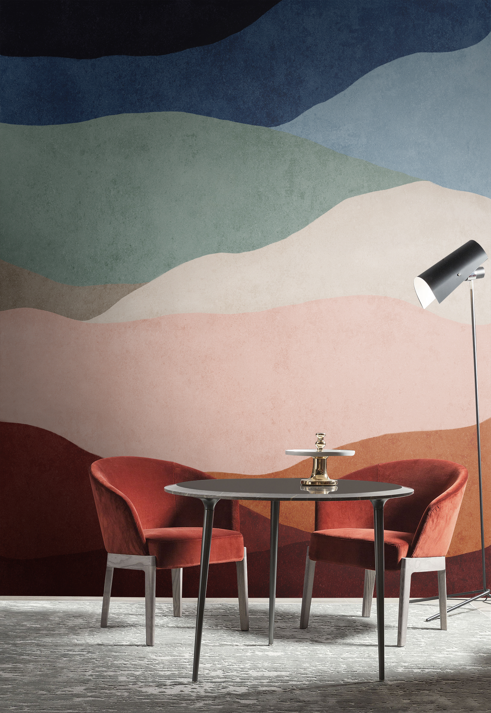 华体会体育官方在线官网 - 附件|装饰画/墙饰|办公家具|华体会体育官方在线官网家具|山色-原创定制壁画