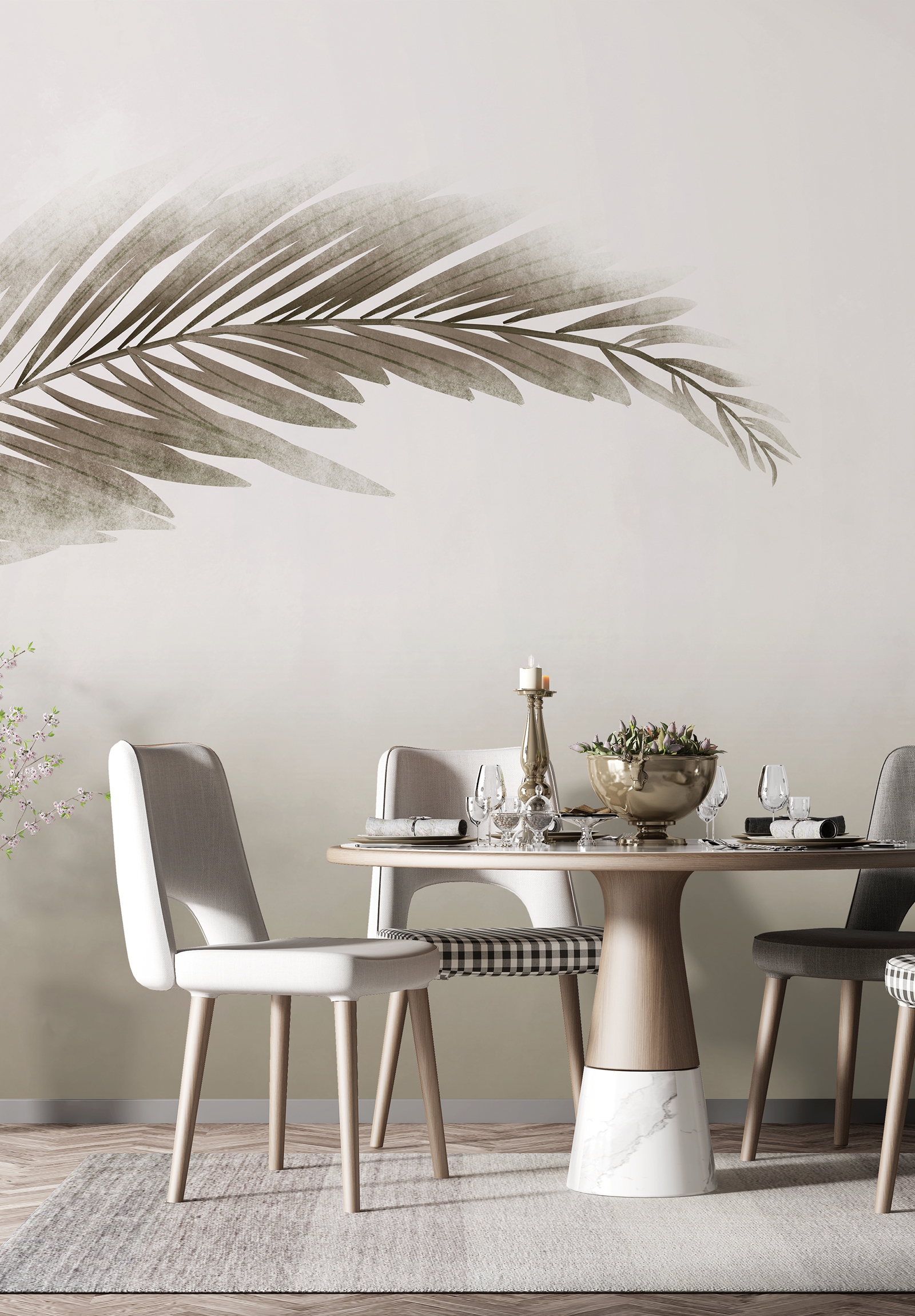 华体会体育官方在线官网 - 附件|装饰画/墙饰|办公家具|华体会体育官方在线官网家具|棕榈-原创定制壁画