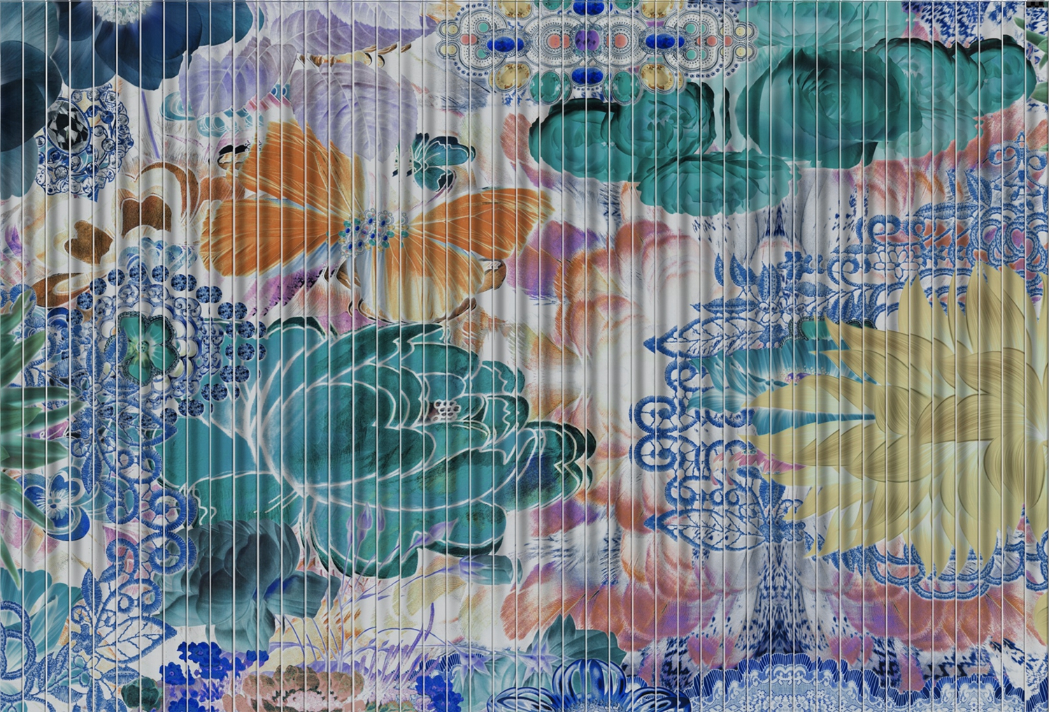 华体会体育官方在线官网 - 附件|装饰画/墙饰|办公家具|华体会体育官方在线官网家具|镜中花-原创定制壁画