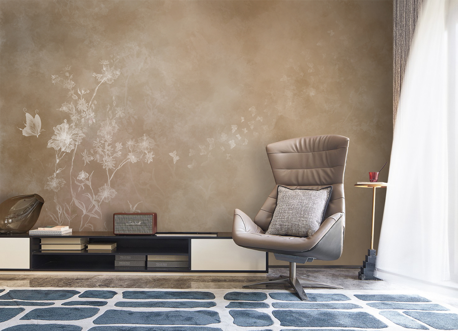 华体会体育官方在线官网 - 附件|装饰画/墙饰|办公家具|华体会体育官方在线官网家具|蝶-原创定制壁画