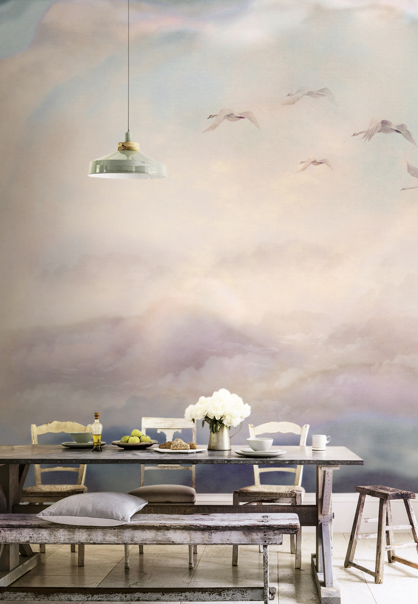 华体会体育官方在线官网 - 附件|装饰画/墙饰|办公家具|华体会体育官方在线官网家具|候鸟-原创定制壁画