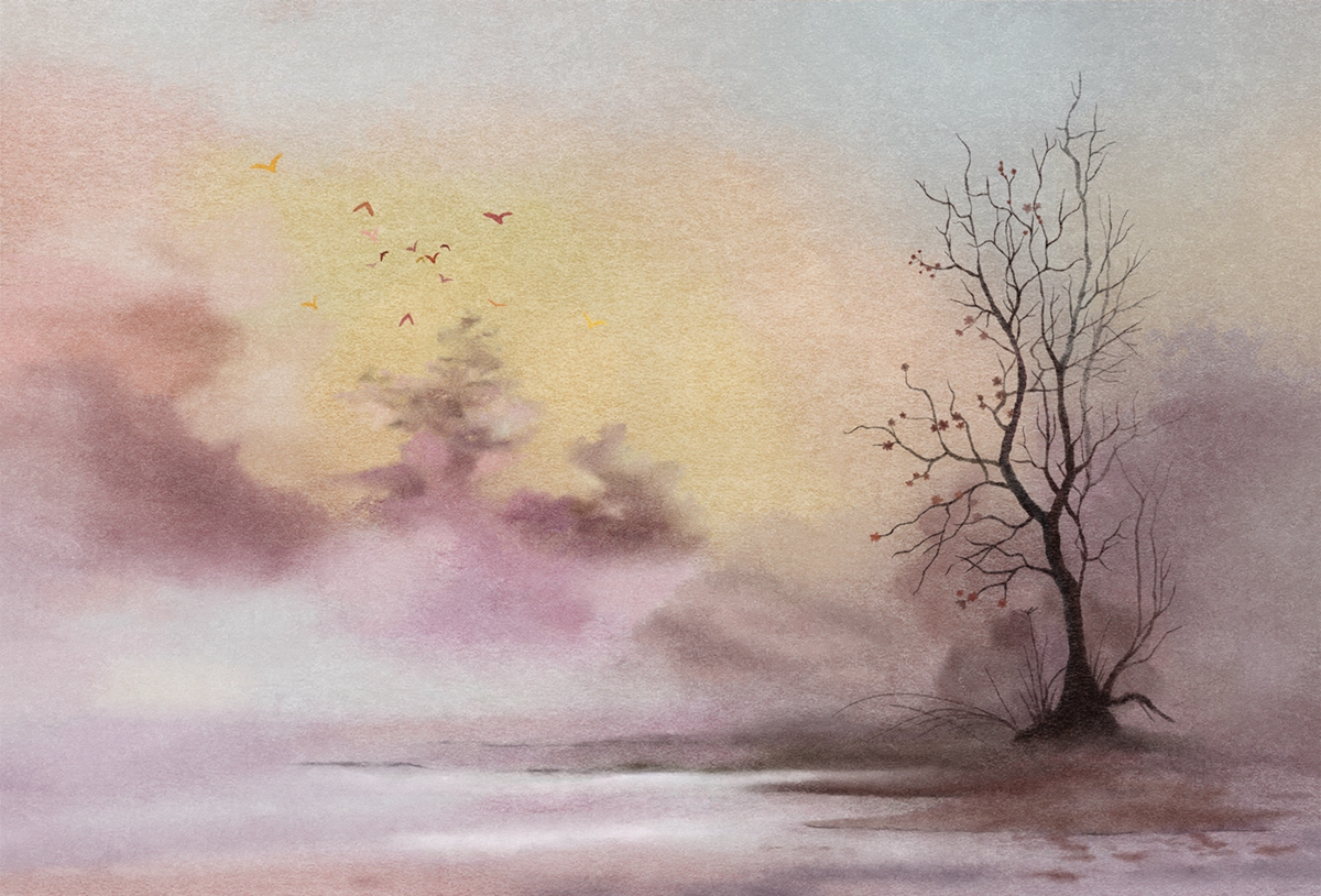 [华体会体育官方在线官网 - 附件|装饰画/墙饰|办公家具|华体会体育官方在线官网家具|秋天风景-原创定制壁画]