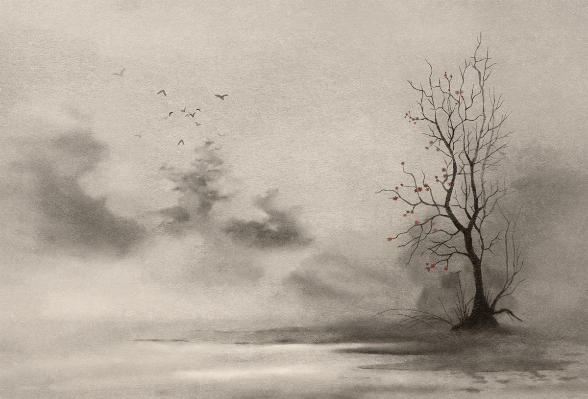 华体会体育官方在线官网 - 附件|装饰画/墙饰|办公家具|华体会体育官方在线官网家具|秋天风景-原创定制壁画