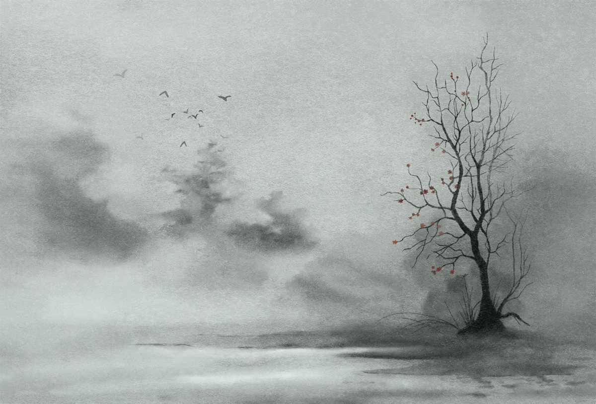 华体会体育官方在线官网 - 附件|装饰画/墙饰|办公家具|华体会体育官方在线官网家具|秋天风景-原创定制壁画